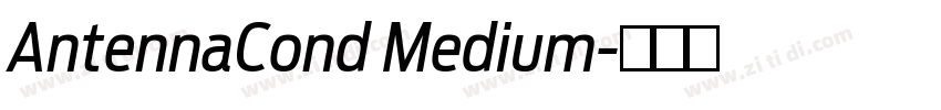AntennaCond Medium字体转换